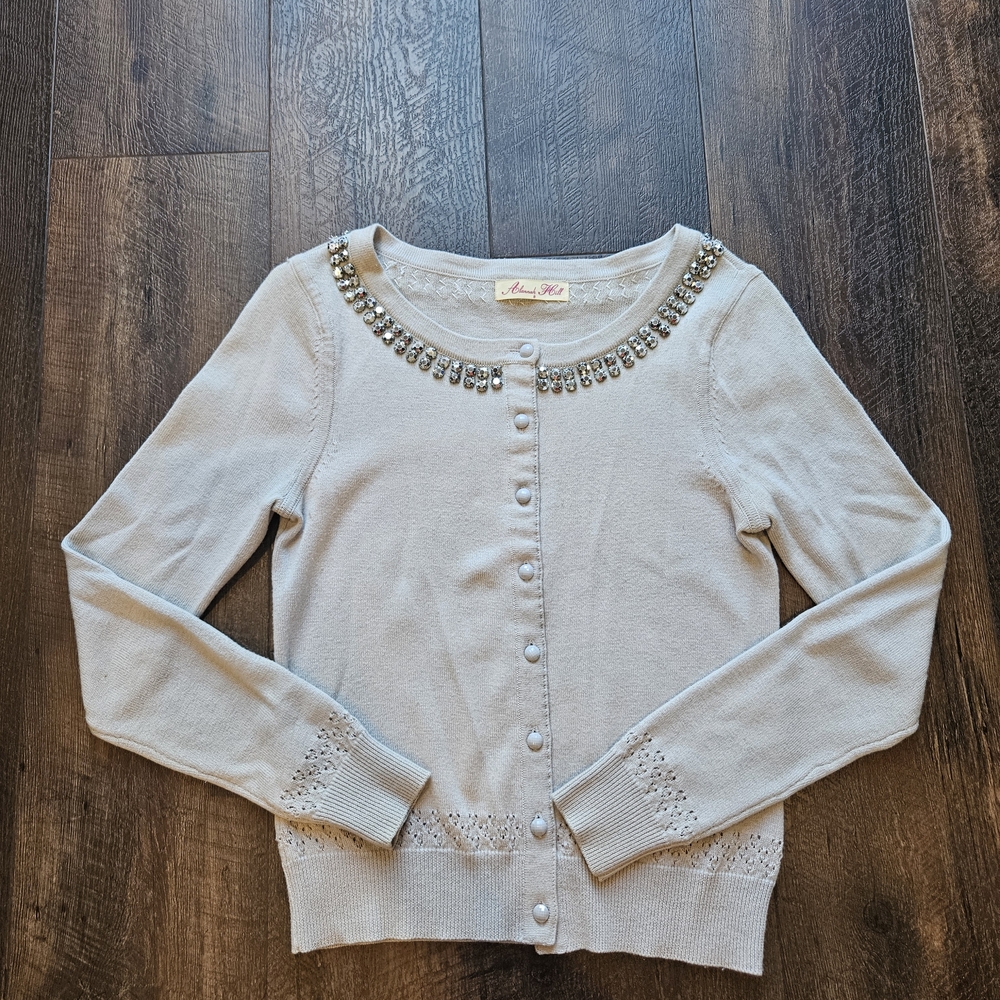 Alannah Hill Silver Beaded Cardigan